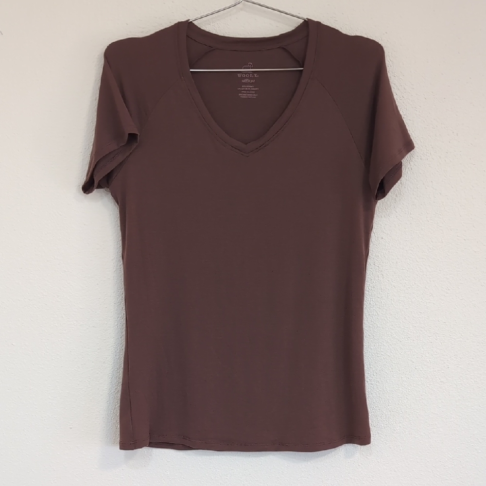 Woolx Merino Wool V-Neck Top